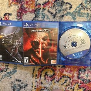 Sekiro Shadows Die Twice, Tekken 7, Assassin’s Creed Odyssey PS4